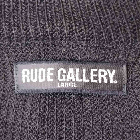 ルードギャラリー RUDE GALLERY ライダースデザイン ニット カーディガン メンズ JPN:L