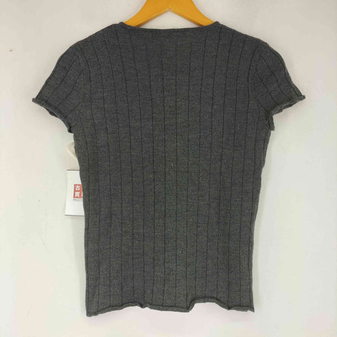 ラルフローレン RALPH LAUREN ウール100% ニット ショートスリーブトップス レディース import:L