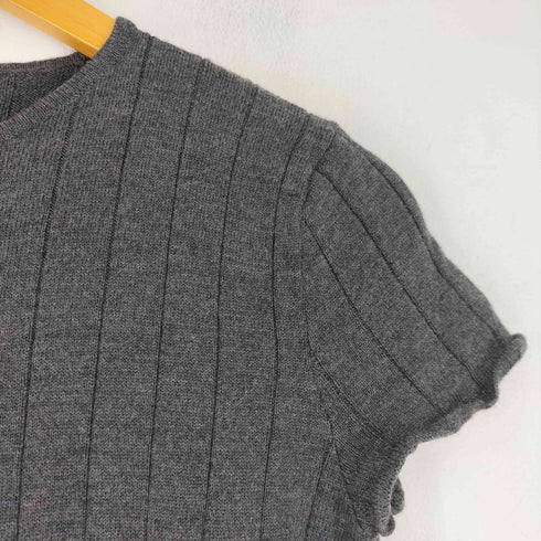ラルフローレン RALPH LAUREN ウール100% ニット ショートスリーブトップス レディース import:L