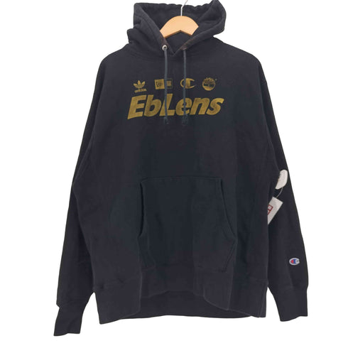 チャンピオン Champion EBLENS Reverse Weave 企業ロゴ プリント リバースウィーブ パーカー メンズ