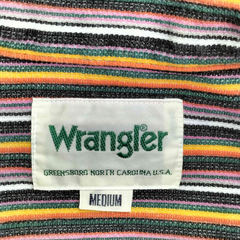 ラングラー Wrangler オープンカラー ストライプ シャツ メンズ JPN:M