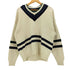 ギャップ Gap 90S OLD ボーダー コットン チルデンニット メンズ import:L