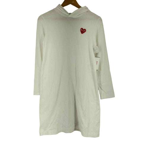 コムデギャルソンガール COMME DES GARCONS GIRL ハートワッペン ロングパーカー レディース JPN:S