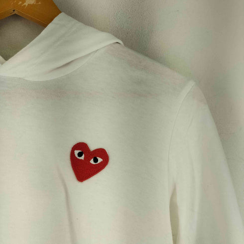 コムデギャルソンガール COMME DES GARCONS GIRL ハートワッペン ロングパーカー レディース JPN:S