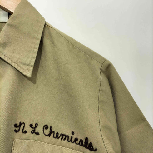 vintage チェーンステッチ 半袖 ワークシャツ メンズ