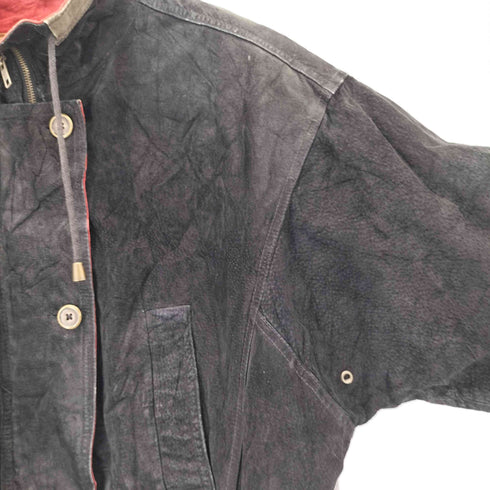 DIANA MAPCO ダイアナマップコ Genuine Leather レザースタンドカラーコート レディース 16