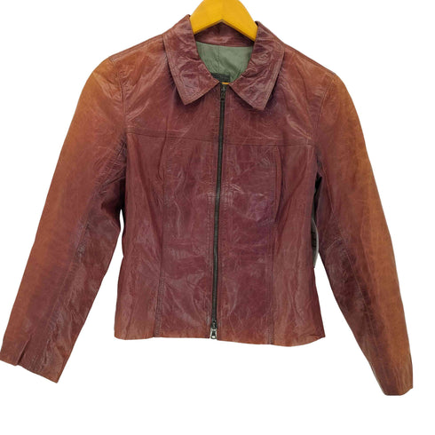 m0851 エムゼロエイトファイブワン ririジッパー Genuine Leather レザージャケット レディース XS