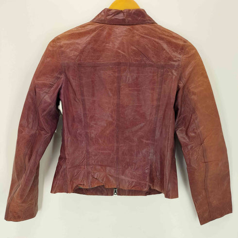 m0851 エムゼロエイトファイブワン ririジッパー Genuine Leather レザージャケット レディース XS