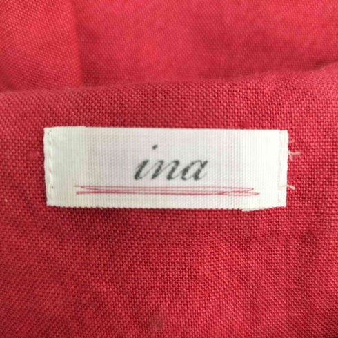 INA イナ ロールネックワンピース レディース