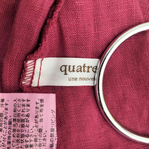 QUATRE SAISONS キャトルセゾン リネン100半袖ブラウス レディース JPN:3