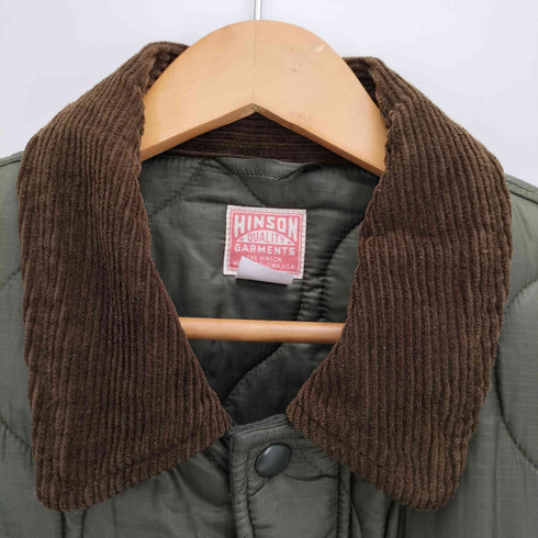 ヒンソン HINSON 23AW 中綿 キルトJKT/コーチジャケット/ミリタリーライナー メンズ import:L