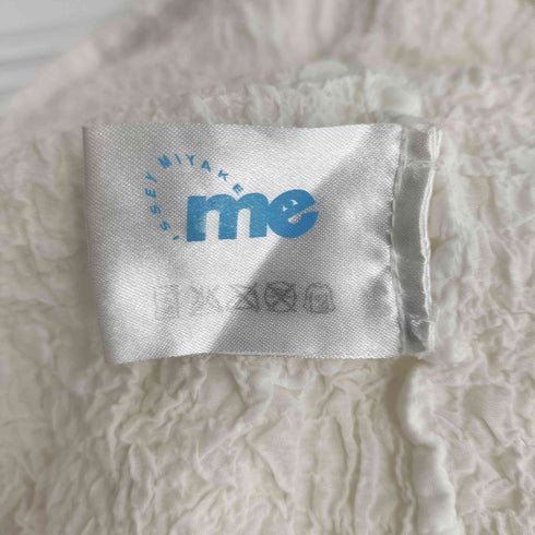 ミーイッセイミヤケ me ISSEY MIYAKE カリフラワー シワ加工 ロングスリーブシャツ レディース