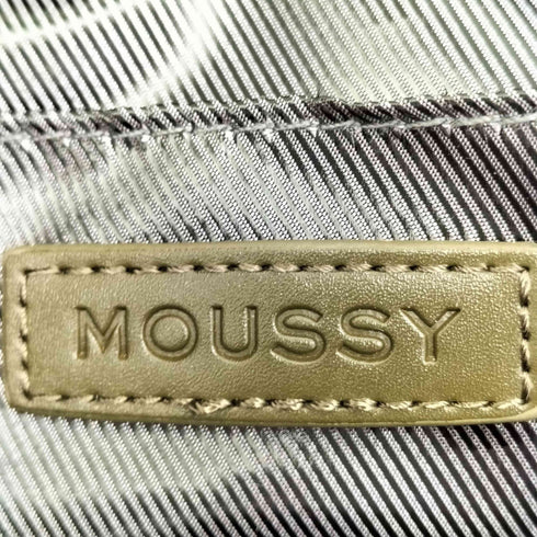 マウジー moussy FAUX LEATHER SHOULDER バッグ レディース