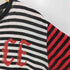 ディーゼル DIESEL フロントプリント ボーダー切替 コットンクルーネック 半袖Tシャツ メンズ import:XL