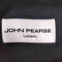 JOHN PEARSE ウール100% ストライプ 背抜き テーラードジャケット&パンツ セットアップ メンズ 100-90-180
