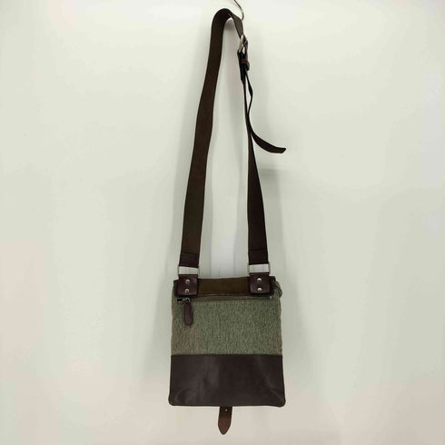ドリスヴァンノッテン DRIES VAN NOTEN 布帛 ハラコ レザー ミニショルダーバッグ メンズ
