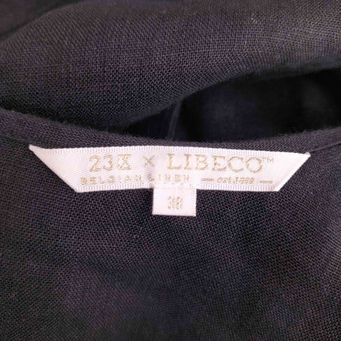 ニジュウサンク 23区 LIBECO バックレースブラウス レディース JPN:38