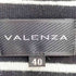 バレンザポースポーツ VALENZA PO SPORTS 裏地ボーダー ラインストーン ダブルジップ ノースリーブパーカー レディース 40
