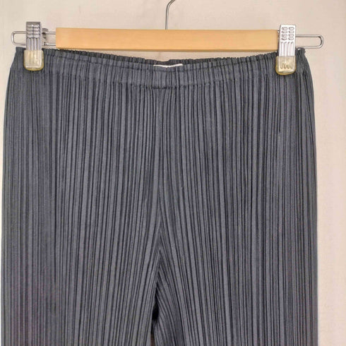 プリーツプリーズイッセイミヤケ PLEATS PLEASE ISSEY MIYAKE サイドフリンジ プリーツイージーパンツ レディース JPN:2