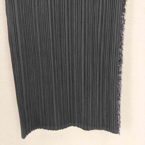 プリーツプリーズイッセイミヤケ PLEATS PLEASE ISSEY MIYAKE サイドフリンジ プリーツイージーパンツ レディース JPN:2