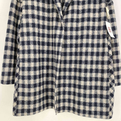 ハリスワーフロンドン HARRIS WHARF LONDON イタリア製 ウール チェックコート レディース import:L