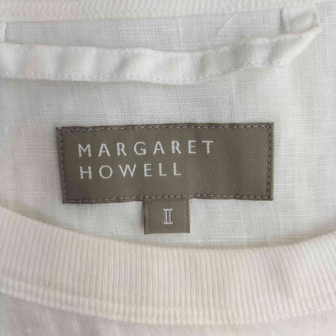 マーガレットハウエル MARGARET HOWELL リネン半袖プルオーバーブラウス レディース JPN:2