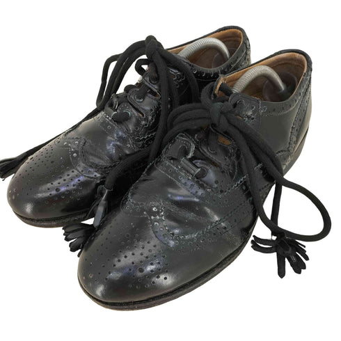 Thistle Shoes SCOTLAND ウィングチップ レザーギリーシューズ メンズ