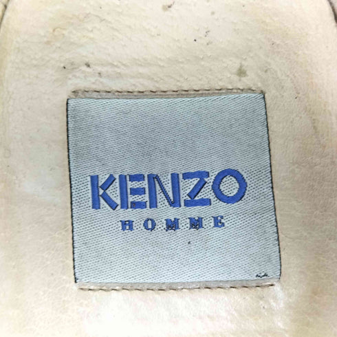 ケンゾーオム KENZO HOMME スクエアトゥ レザー スリッポン メンズ JPN:41