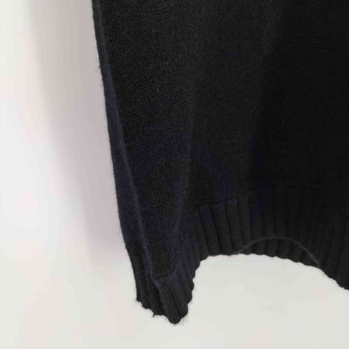 バーバリーブルーレーベル BURBERRY BLUE LABEL BURBERRY BLUE LABEL ウールカシミヤ ホース刺繍 タートルネック 半袖ニット レディース FR:38