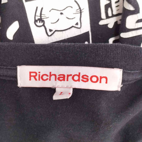 リチャードソン RICHARDSON 両面プリント ロングスリーブ Tシャツ メンズ import:L