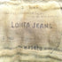 LOLITA JEANS ヒゲ レザーポケット フレアデニム Y2K レディース 25