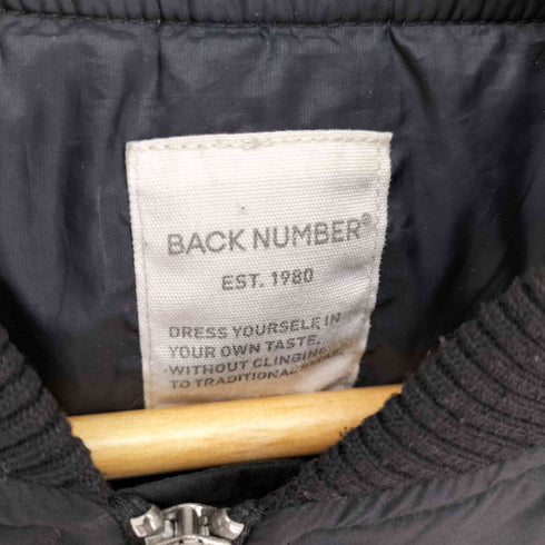 バックナンバー BACK NUMBER ダウン MA-1 メンズ JPN:L