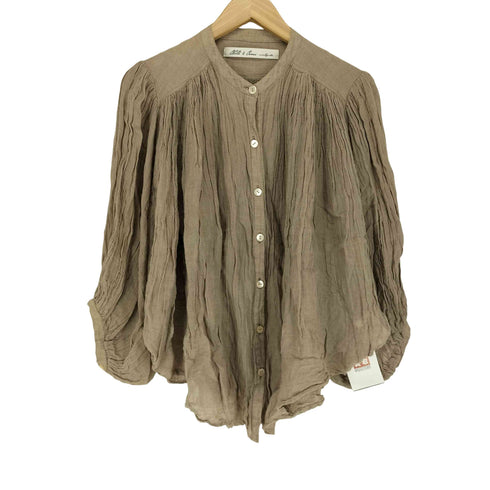 Cloth & Cross クロス アンド クロス リネン シャツ ブラウス domestic レディース FREE