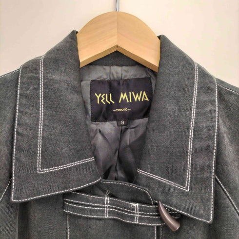 YELL MIWA トグル トレンチコート レディース 9
