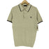 フレッドペリー FRED PERRY ティップド ニット ショートスリーブ ポロシャツ スエードヘッド レディース S