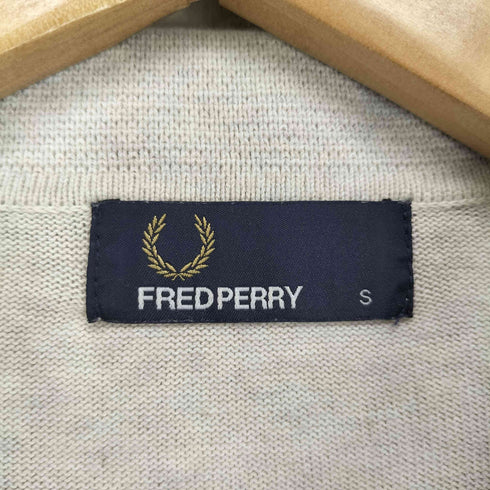 フレッドペリー FRED PERRY ティップド ニット ショートスリーブ ポロシャツ スエードヘッド レディース S