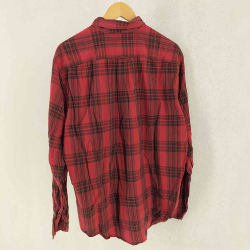 エディーバウアー Eddie Bauer 両フラップ ボタンダウンチェックシャツ メンズ JPN:XL