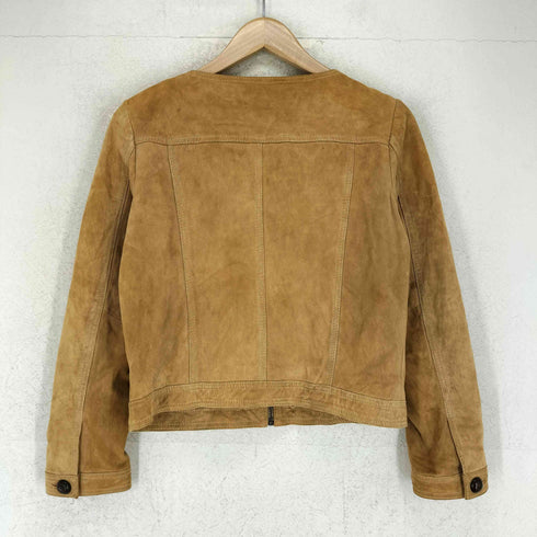 A・I・C ゴートレザー ノーカラージャケット レディース JPN:M