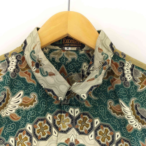 Excellent バティック柄 S/S シャツ メンズ JPN:M