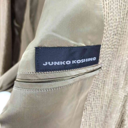 ジュンココシノ JUNKO KOSHINO 1B スパンコールデザイン シングルテーラードジャケット メンズ