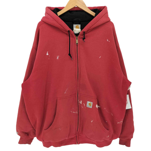 カーハート Carhartt メキシコ製 裏地サーマル アクティブジップパーカー メンズ import:XL