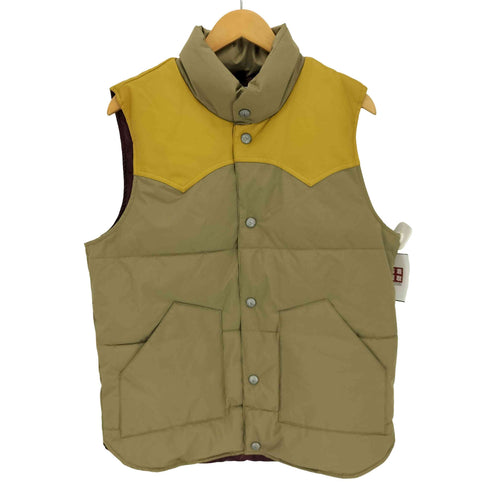 サジェスション Suggestion フェイクレザー 切替 中綿 ベスト メンズ import:XL