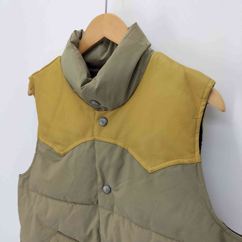 サジェスション Suggestion フェイクレザー 切替 中綿 ベスト メンズ import:XL