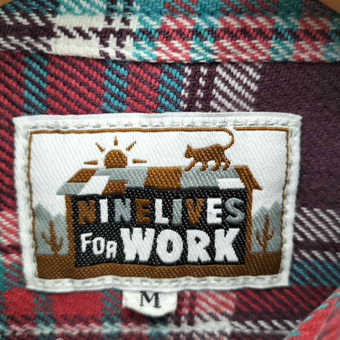 ninelives for work ヘビーネルシャツ ヘビネル メンズ JPN:M