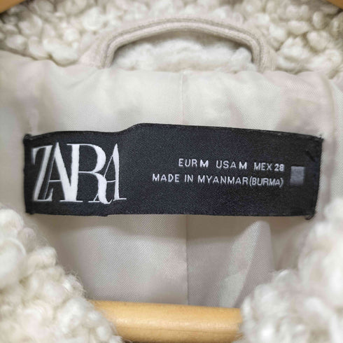 ザラ ZARA ボアボンバージャケット レディース import:M