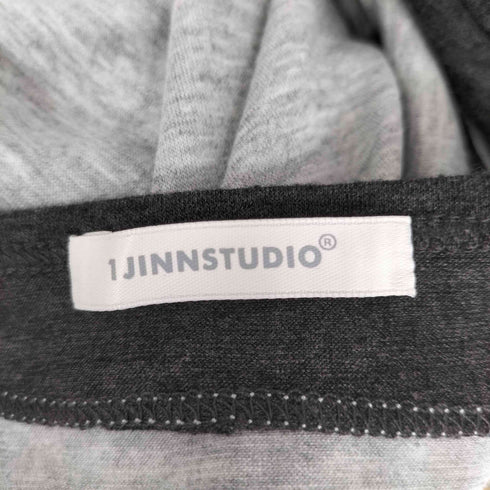 1 JINNSTUDIO レイヤードデザイン グラフィックプリント ロングスリーブ カットソー レディース JPN:L