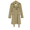 ビーシービージーマックスアズリア BCBG MAXAZRIA スタッズ トレンチコート レディース S
