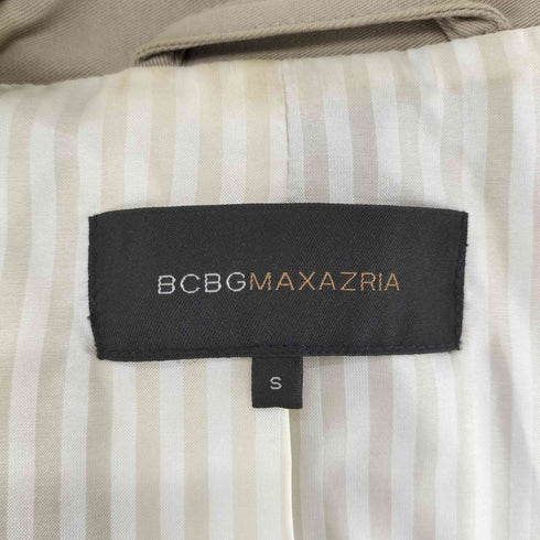 ビーシービージーマックスアズリア BCBG MAXAZRIA スタッズ トレンチコート レディース S