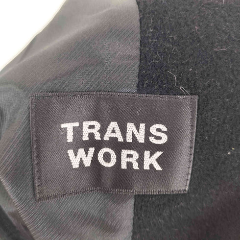 トランスワーク TRANS WORK fox fur フォックスファー ショートコート レディース 40