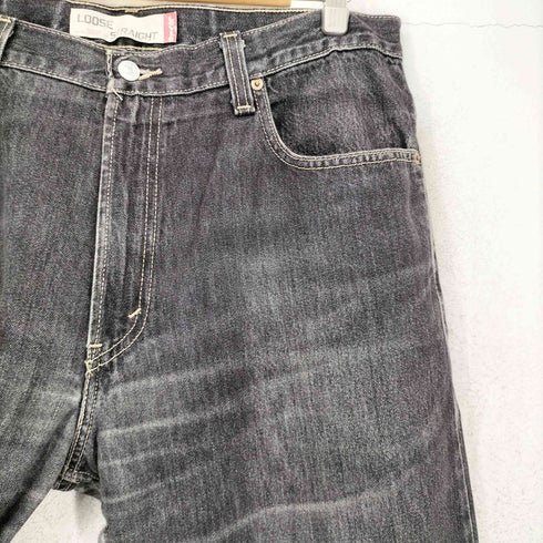 リーバイス Levis 00s 569 LOOSE STRAIGHT ブラックデニム パンツ メンズ W34